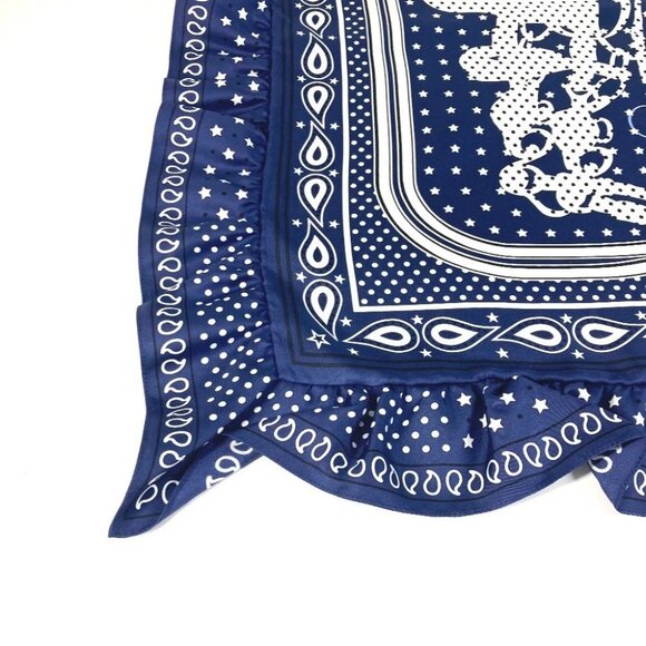 HERMES Carre70 Frill BRIDES DE GALA A POIS Dot polka dots Scarf Unused - Picture 9 of 16